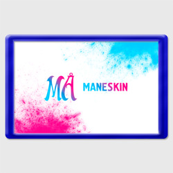 Maneskin neon gradient style: надпись и символ – Магнит 45x70 с принтом купить