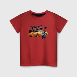 Пол Уокер Toyota Supra MK4 – Детская футболка хлопок с принтом купить со скидкой в -20%