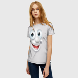 Женская футболка 3D Милая улыбка - фото 2