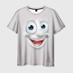Мужская футболка 3D Милая улыбка