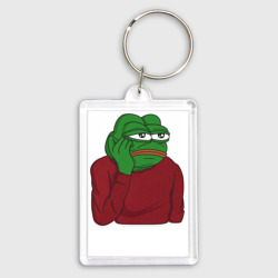Брелок прямоугольный 35*50 Лягушонок Пепе вымотался