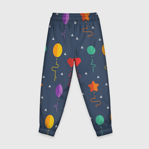Детские брюки 3D Праздничные шарики, цвет 3D печать - фото 2