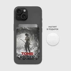 Картхолдер Magsafe магнитный Rise of the Tomb rider - фото 2