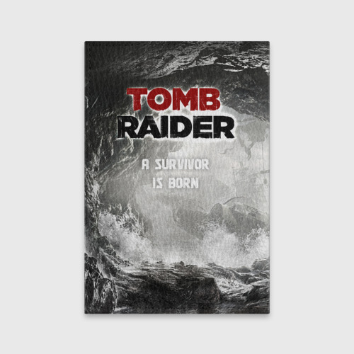 Обложка для паспорта матовая кожа Rise of the Tomb rider, цвет пыльно-розовый - фото 2