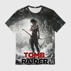 Мужская футболка 3D Rise of the Tomb rider