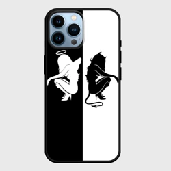 Чехол для iPhone 14 Pro Max Ангел и Демон