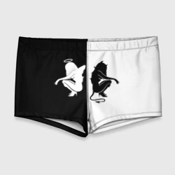 Мужские купальные плавки 3D Ангел и Демон