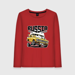 Женский лонгслив хлопок Russia tuning car