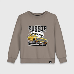 Детский свитшот хлопок Russia tuning car