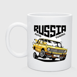 Кружка керамическая Russia tuning car