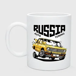 Кружка керамическая Russia tuning car