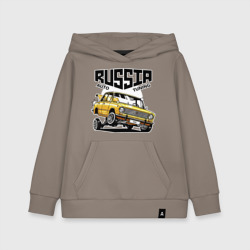 Детская толстовка хлопок Russia tuning car