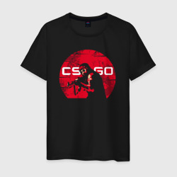 Мужская футболка хлопок Red CSGO