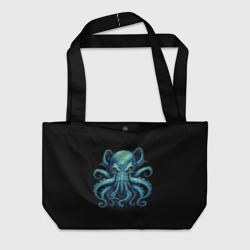 Пляжная сумка 3D Голубой осьминог
