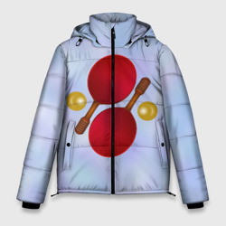 Мужская зимняя куртка 3D Теннисный дизайн