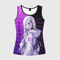 Женская майка 3D Эмилия тан в современности - ре Зеро