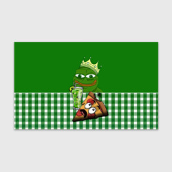 Бумага для упаковки 3D Pepe King with pizza