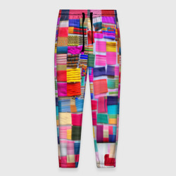 Мужские брюки 3D Разноцветные лоскутки