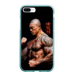 Чехол для iPhone 7Plus/8 Plus матовый Irezumi tattoo yakuza fighter