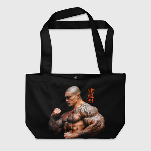 Пляжная сумка 3D Irezumi tattoo yakuza fighter