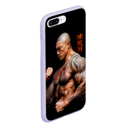 Чехол для iPhone 7Plus/8 Plus матовый Irezumi tattoo yakuza fighter - фото 2