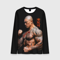 Мужской лонгслив 3D Irezumi tattoo yakuza fighter