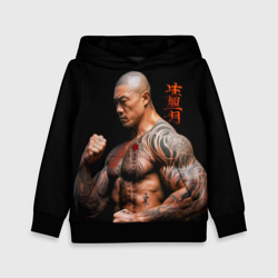 Детская толстовка 3D Irezumi tattoo yakuza fighter