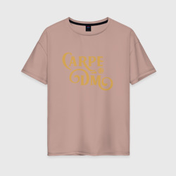 Женская футболка хлопок Oversize Carpe DM