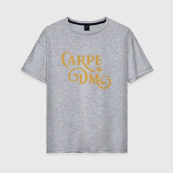 Женская футболка хлопок Oversize Carpe DM