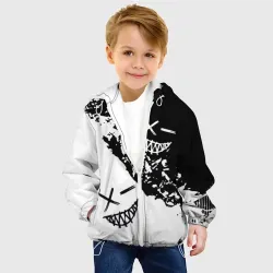 Детская куртка 3D Smile - black and white - фото 3