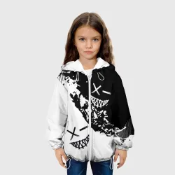 Детская куртка 3D Smile - black and white - фото 4