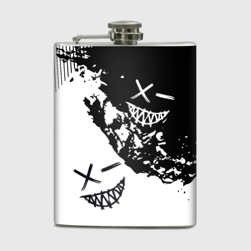 Фляга Smile - black and white