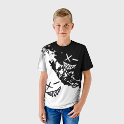 Детская футболка 3D Smile - black and white - фото 2