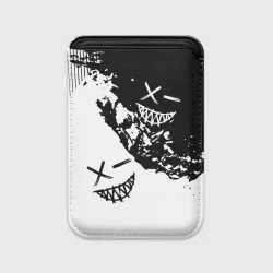 Картхолдер Magsafe магнитный Smile - black and white