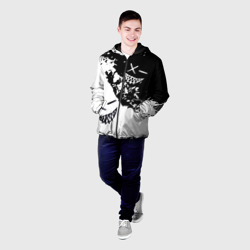 Мужская куртка 3D Smile - black and white - фото 2