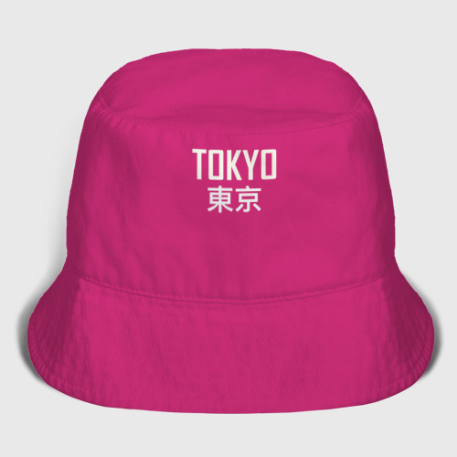 Детская панама хлопок Japan - Tokyo, цвет ярко-розовый