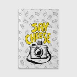 Обложка для паспорта матовая кожа Say cheese