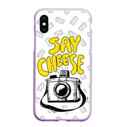 Чехол для iPhone XS Max матовый Say cheese