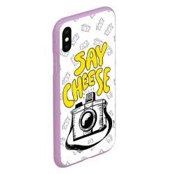 Чехол для iPhone XS Max матовый Say cheese - фото 2