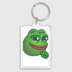 Брелок прямоугольный 35*50 Лягушонок Пепе не доволен тобой