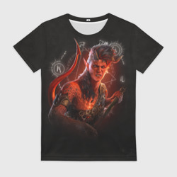 Женская футболка 3D Karlach - Baldur's Gate 3