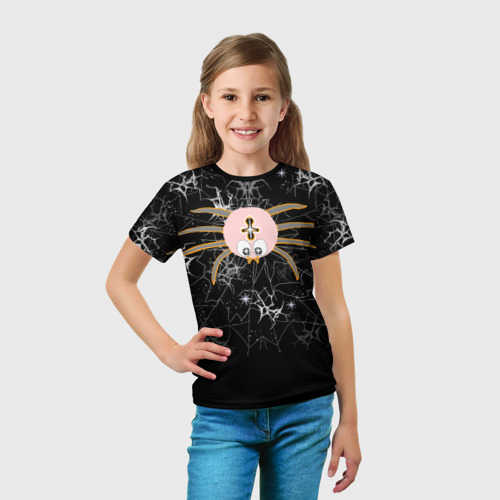 Детская футболка 3D Паук петровичь, цвет 3D печать - фото 5