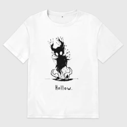 Женская футболка хлопок Oversize Hollow knight void