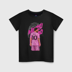 Лионель Месси Интер Майами 10 – Детская футболка хлопок с принтом купить со скидкой в -20%
