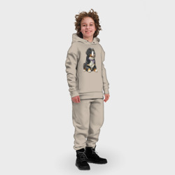 Детский костюм хлопок Oversize Бернский зенненхунд, с бантиком - фото 2
