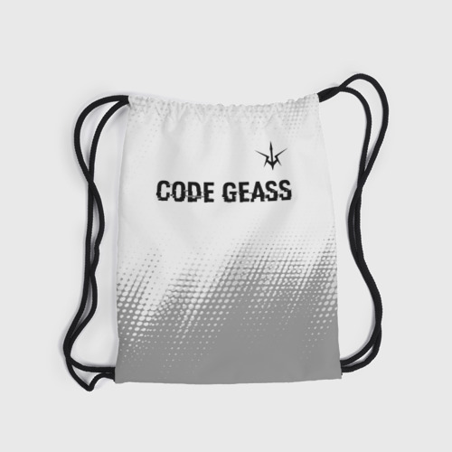 Рюкзак-мешок 3D Code Geass glitch на светлом фоне: символ сверху - фото 6