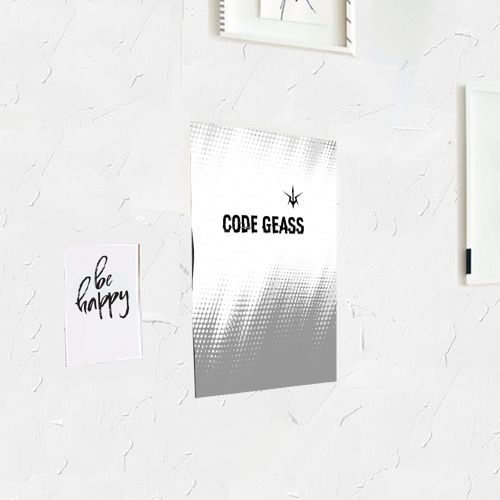 Постер Code Geass glitch на светлом фоне: символ сверху - фото 3