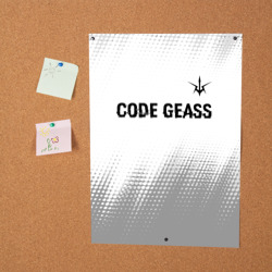 Постер Code Geass glitch на светлом фоне: символ сверху - фото 2