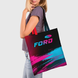 Шоппер 3D Ford - neon gradient: символ сверху - фото 2