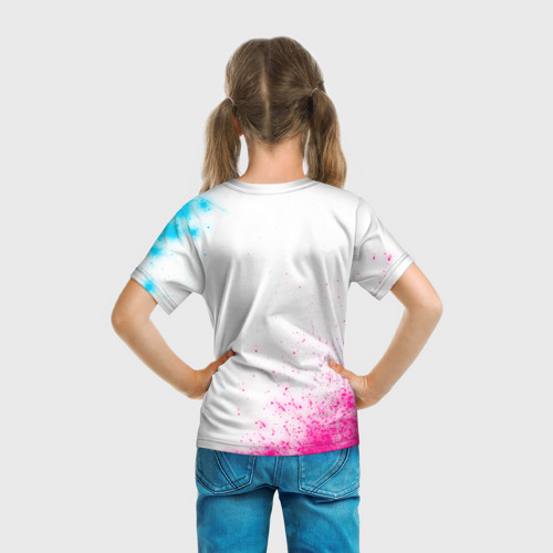 Детская футболка 3D Death Stranding neon gradient style, цвет 3D печать - фото 6